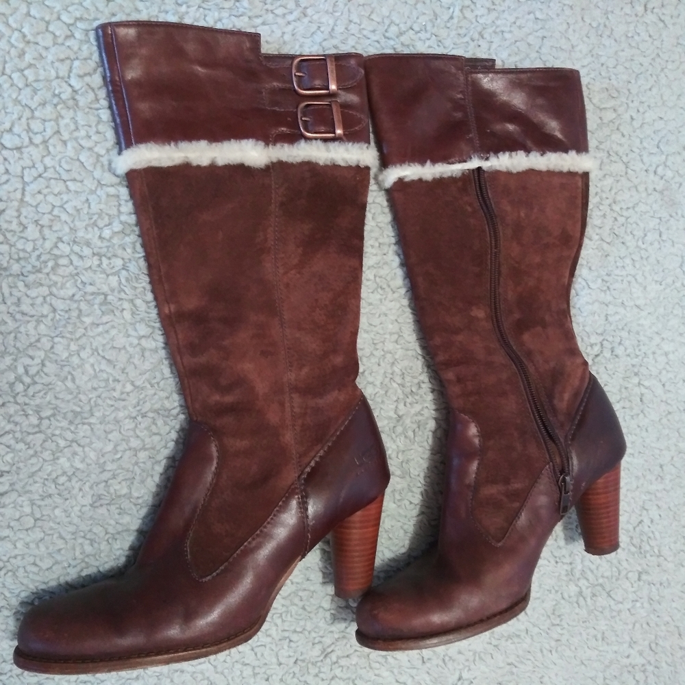 Tall sueded UGG boots